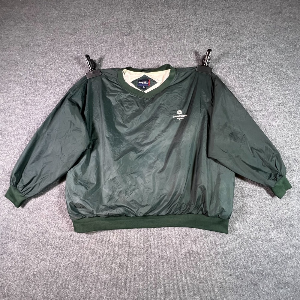 Sport-Tek John Deere Augusta Golf Jacket Mens 5XL Green Windbreaker JP72